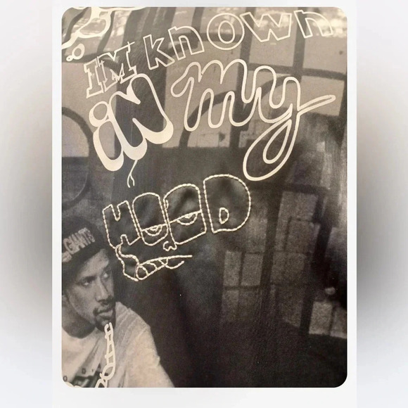 Stash House  Vintage Black Grey Zip Ip Jacket Size XL - Picture 9 of 14